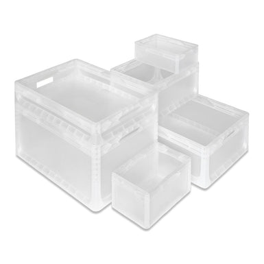 Euro Containers - Clear - All Sizes