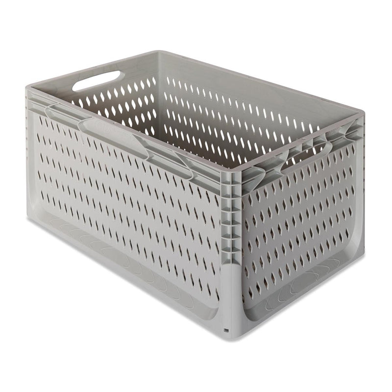 Vented Euro Containers - Light Grey - All Sizes
