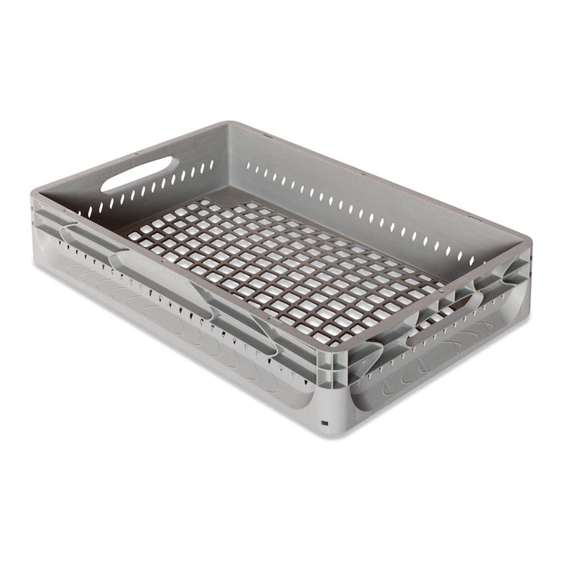 Vented Euro Containers - Light Grey - All Sizes