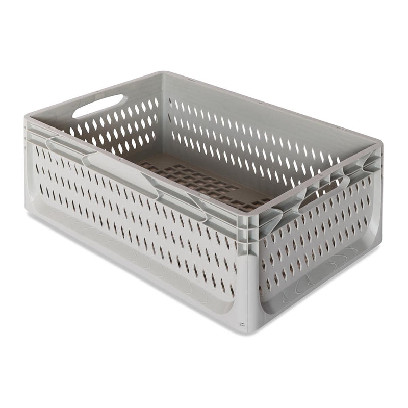 Vented Euro Containers - Light Grey - All Sizes