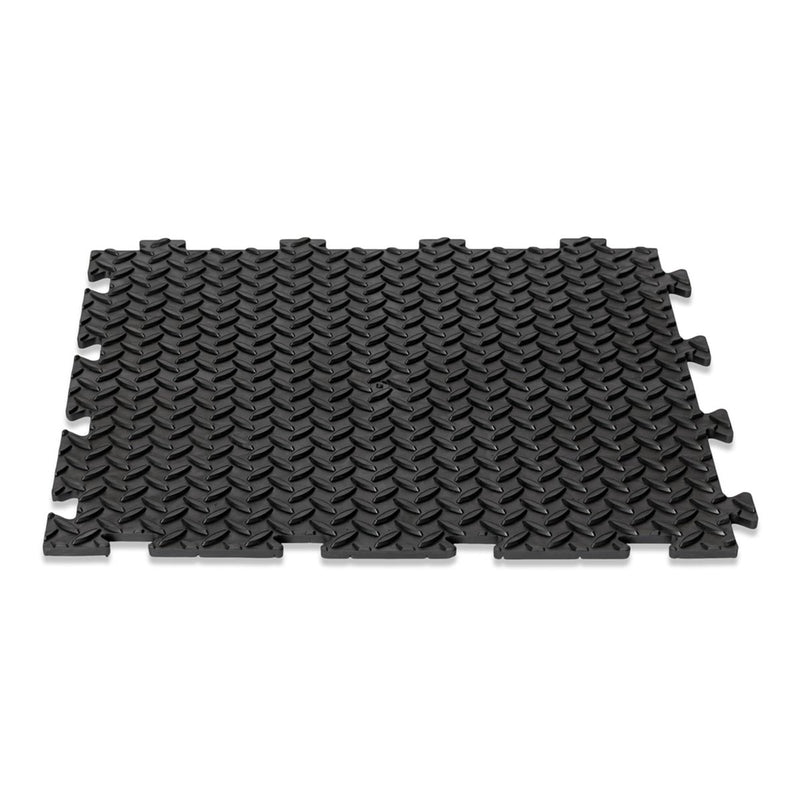 Garage Floor Tiles (PVC) - Checker Plate Surface