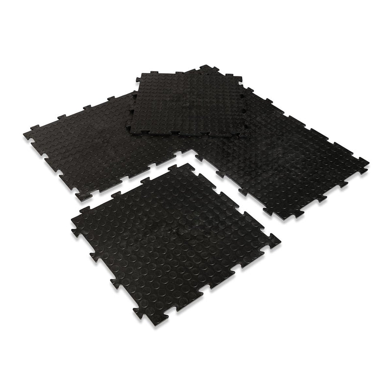 Interlocking Floor Tiles Kit (PVC) - Coin Pattern