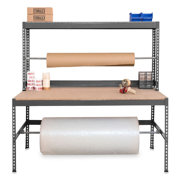 CRW Packing Station - 1830mm High - 300kg - Chipboard - Grey