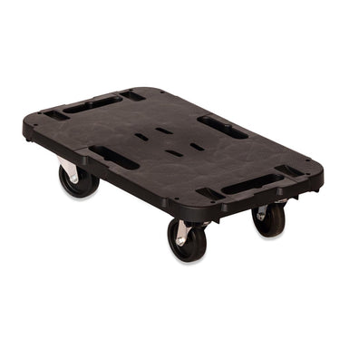 Linkable Plastic Dollies - Black - 100kg