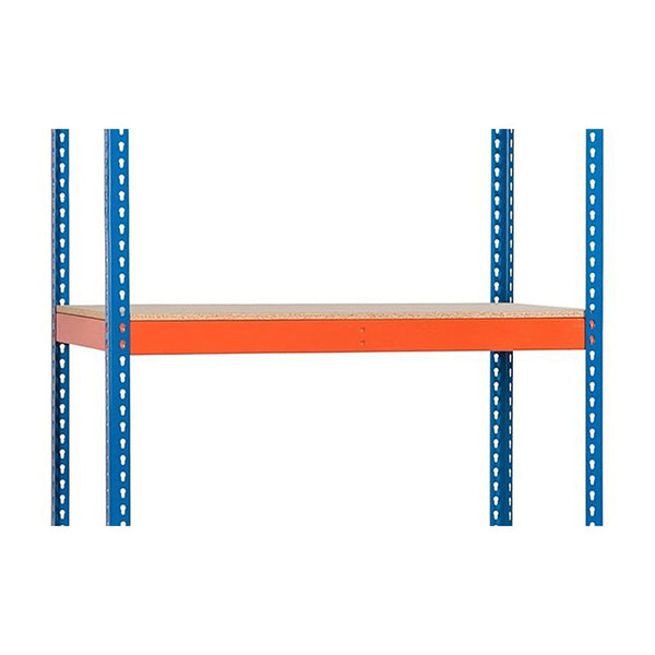 1x Additional Shelf - SX800 - Chipboard - Blue & Orange