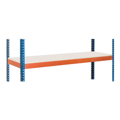 1x Additional Shelf - SX400 - Melamine - Blue & Orange