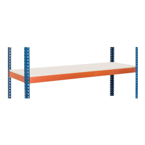 1x Additional Shelf - SX800 - Melamine - Blue & Orange