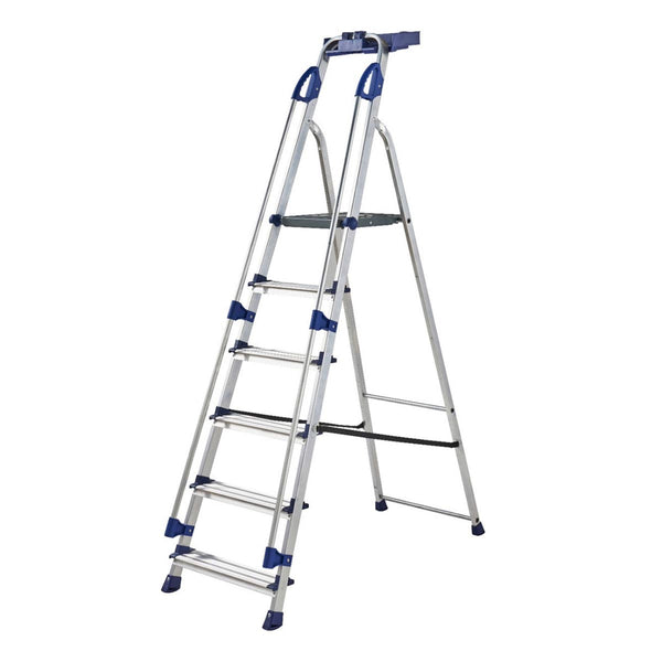 Werner Workstation Platform Step Ladders - (5 Sizes)